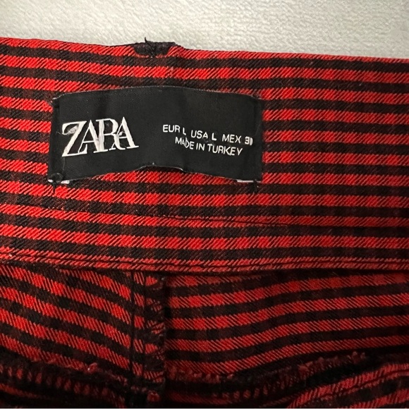 ZARA CHECKERED PANTS - Picture 5 of 11